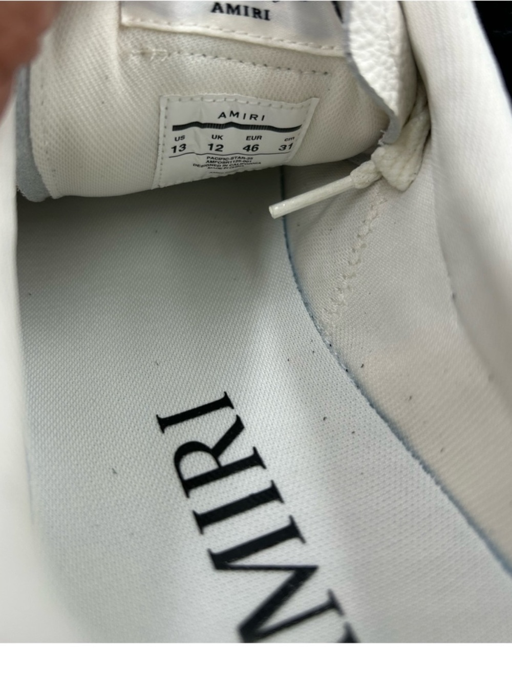 AMIRI pacific suede low top sneakers 46/13 US
NWT - Picture 4 of 7